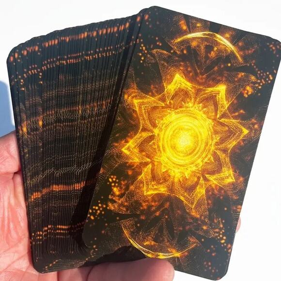 Last Chancen! TAROT Path of Light Golden Oracle Card Decl Tarot - Picture 6 of 7